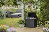 Keter 113L Outdoor Garden Storage Box Grey Wood Effect | All Weather Resistant view 5