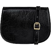 Time Resistance Leather Cross Body Bag for Women Shoulder Bag Messenger Purse Gift Box Included