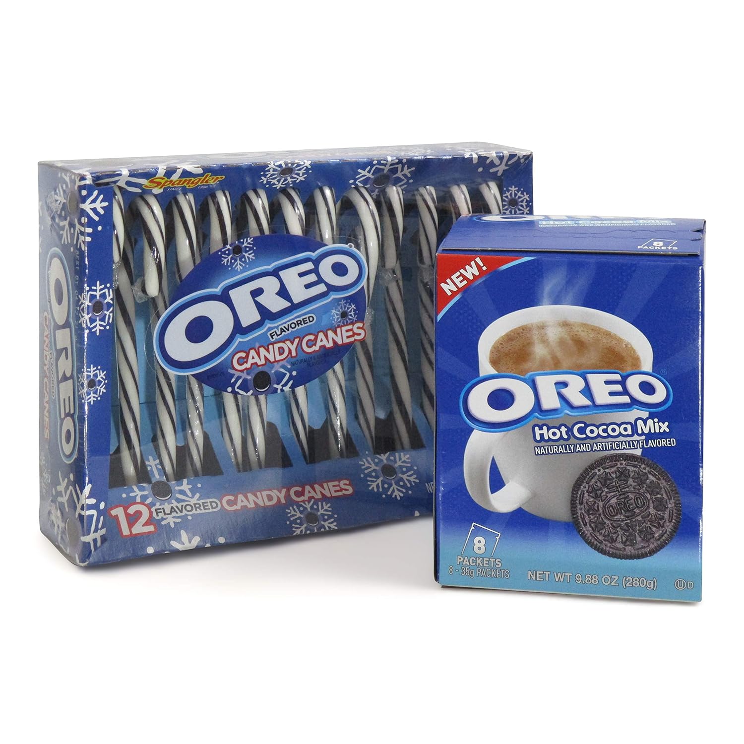 Oreo Flavored Candy Canes with Oreo Hot Cocoa Bundle