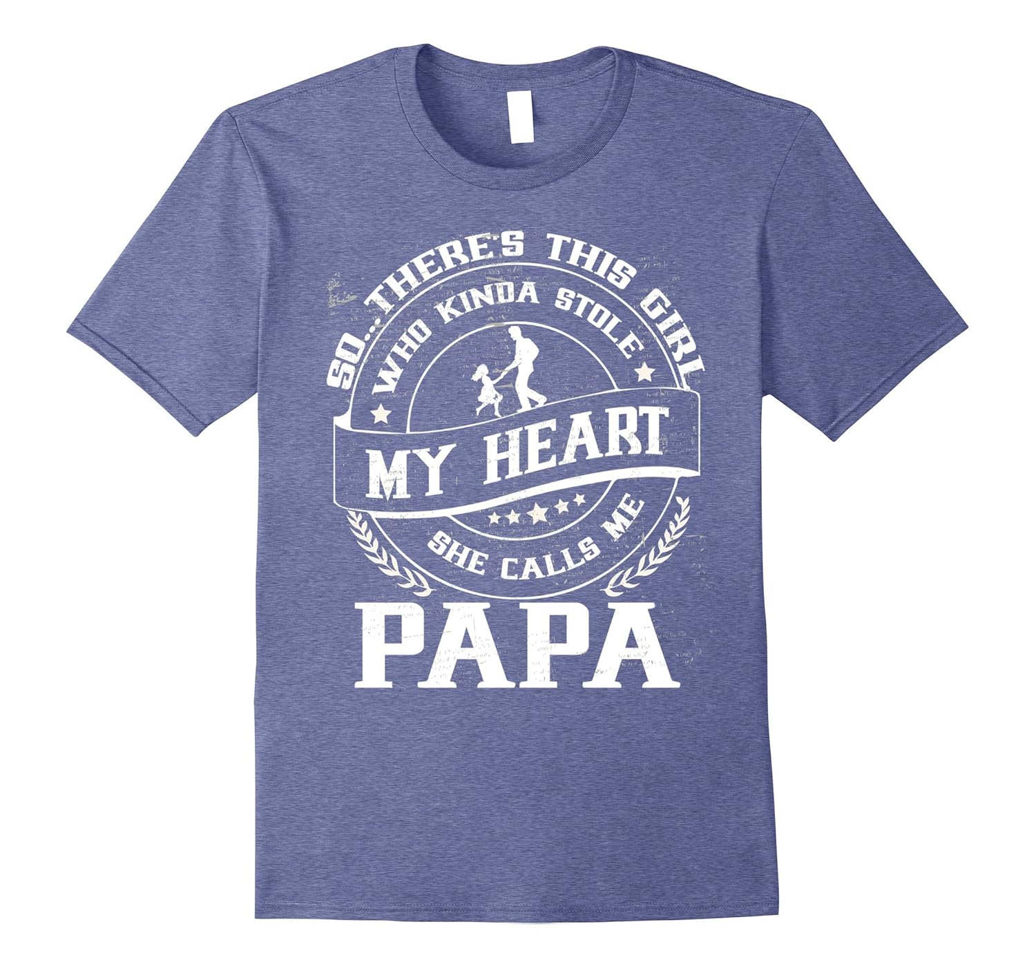 This Girl Who Stole My Heart And She Calls Me Papa T Shirt-anz