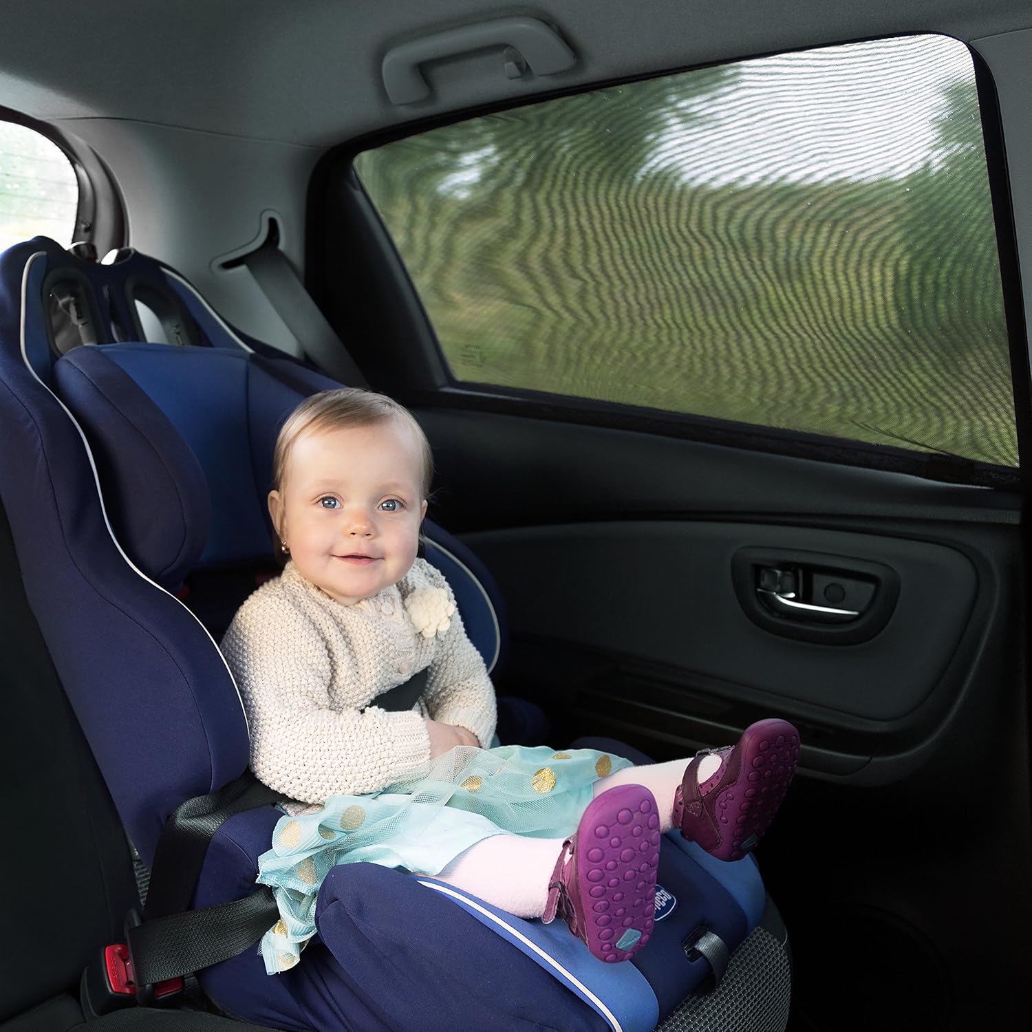 Lot De 2 Pare Soleil Pour Voiture Bebe Avec Protection Uv Pour Vos Enfants Fenetre De Voiture Abat Jour Pour Chien Fenetre De Voiture Soleil Housse Sans Colle Ou Ventouses Compatible