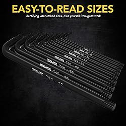 LEXIVON Master Wrench Key Set, 35-Piece Long Arm