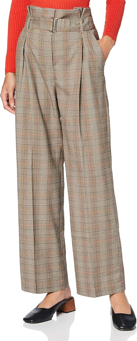 womens checkered trousers