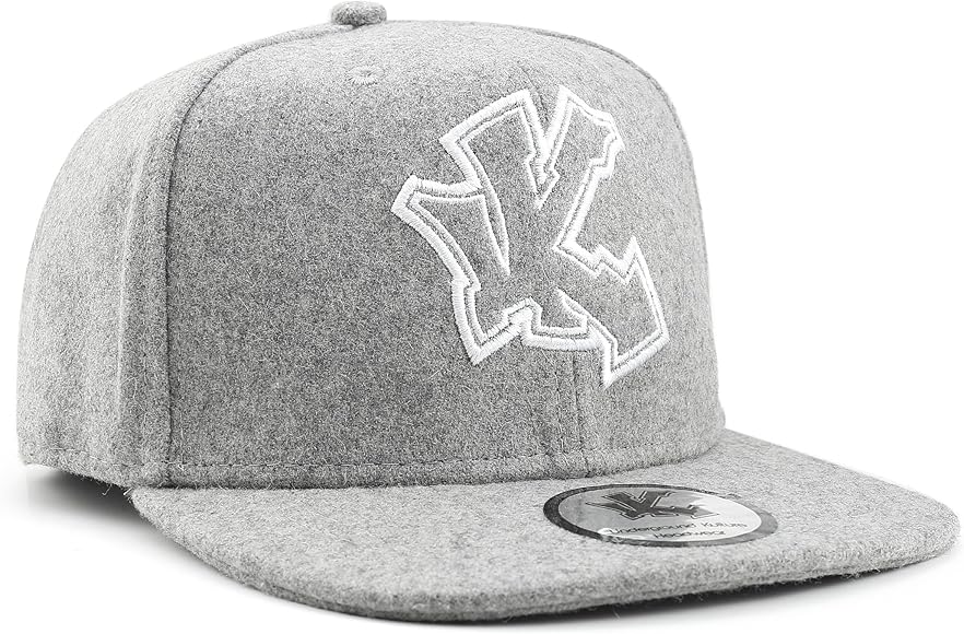 grey wool baseball hat