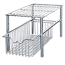 DecoBros Stackable Under Sink Cabinet Sliding Basket Organizer Drawer,Bronze