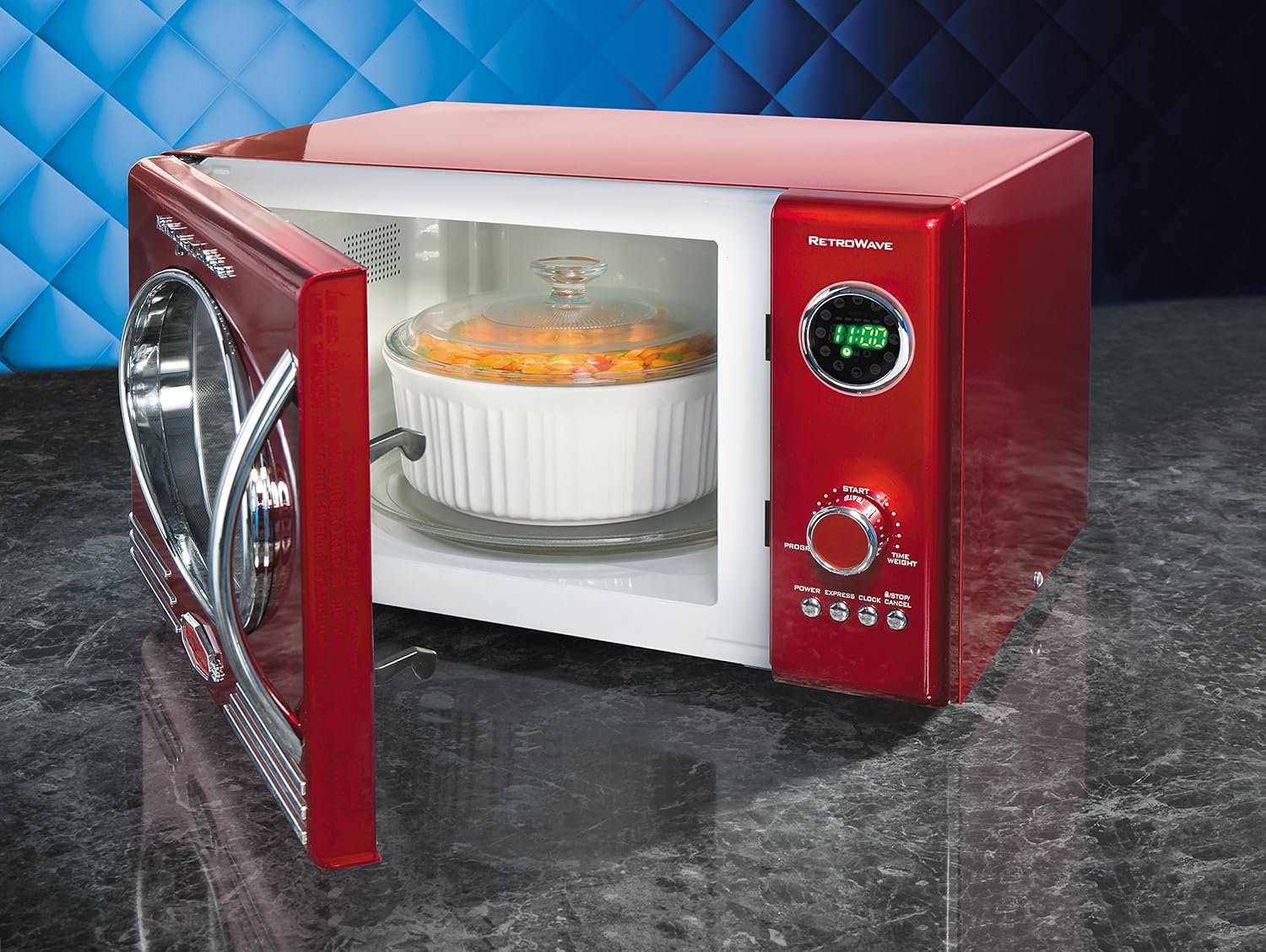 Salco SNM400 25L 800W Rojo - Microondas (25 L, 800 W, Botones ...