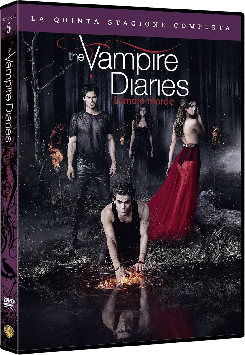 the vampire diaries season 05 5 dvd box set dvd Italian Import Amazon