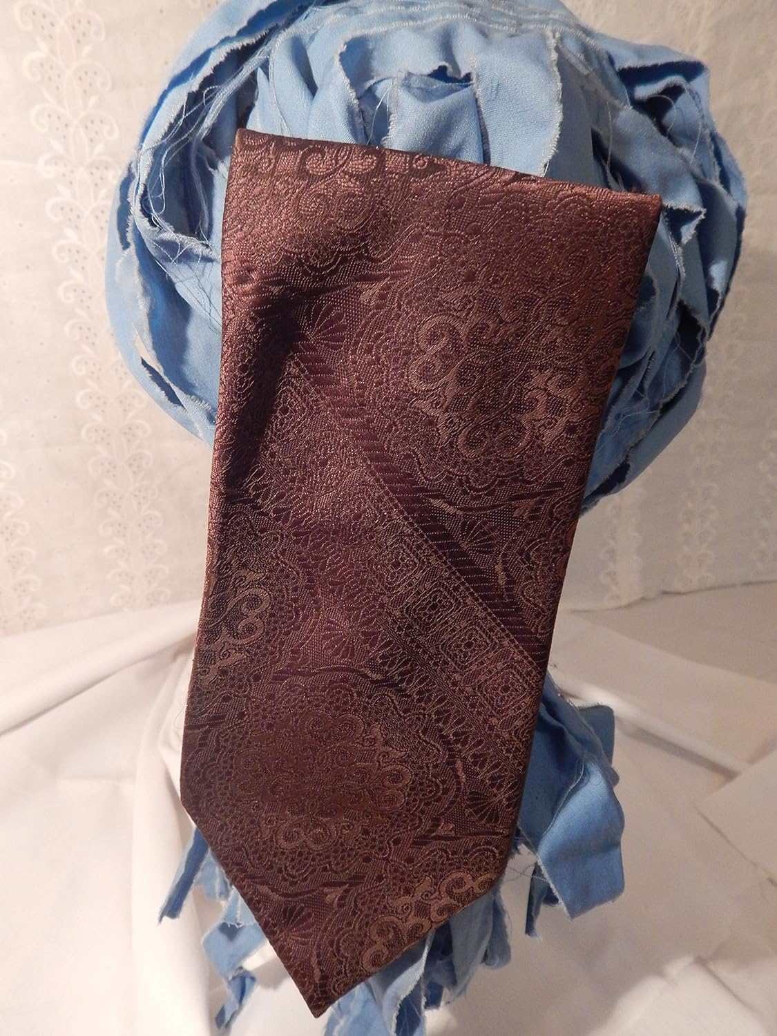 Amazon Com Brown Hair Tie Steampunk Facinator From A Men S Tie