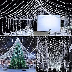 ROADAYLY Outdoor Christmas String Lights 500 LED