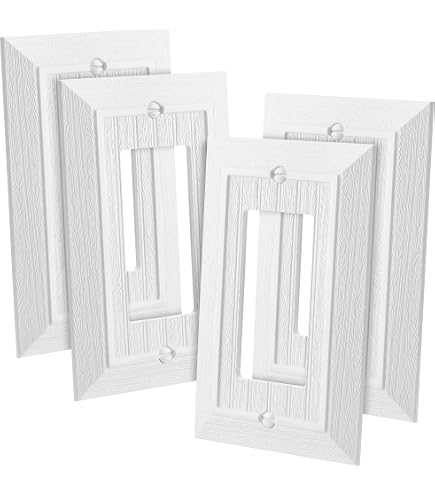 Placas De Pared Bates Para Enchufe Dúplex (Pack De 2): Color Rosa, Policarbonato Resistente