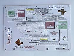 SuperCool Slide Rule R22 R410 Duct Sizing Multi-Tool