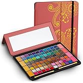 Toysical All In One Makeup Kit in Leather Case - Eye Shadow Palette Makeup for Girls, Teens and Women, Highly Pigmented - 88 Colors Eyeshadow Palette - Make Up Set for Beginners or Pros