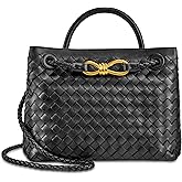 Woven Tote Bag for Women Leather Shoulder Handbag Designer Top Handle Purses