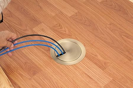 Arlington Flbr5420 Recessed Power And Data Round Floor Box