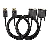 Cable Matters 2-Pack DisplayPort to DVI Cable