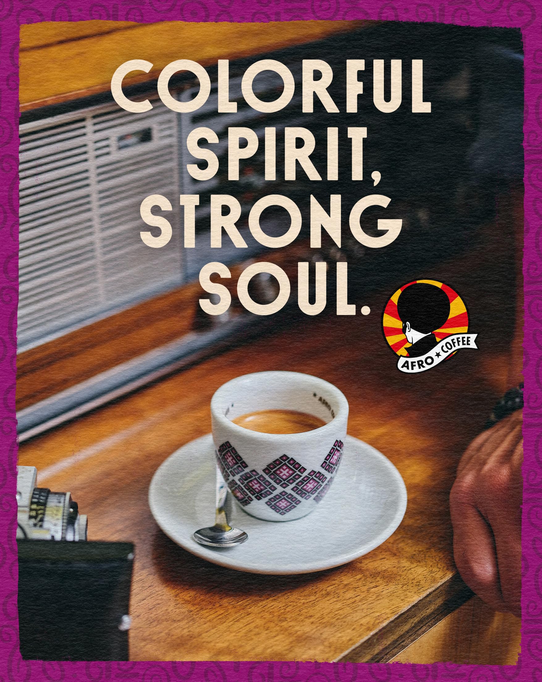 AFRO COFFEE Strong & Earthy I 500g Premium Bio Kaffeebohnen Fairtrade I Arabica & Robusta Bohnen I Bohnenkaffee aus Ostafrika mit nussiger Note I Kaffee Bohnen handgepflückt, dunkel geröstet, säurearm 7