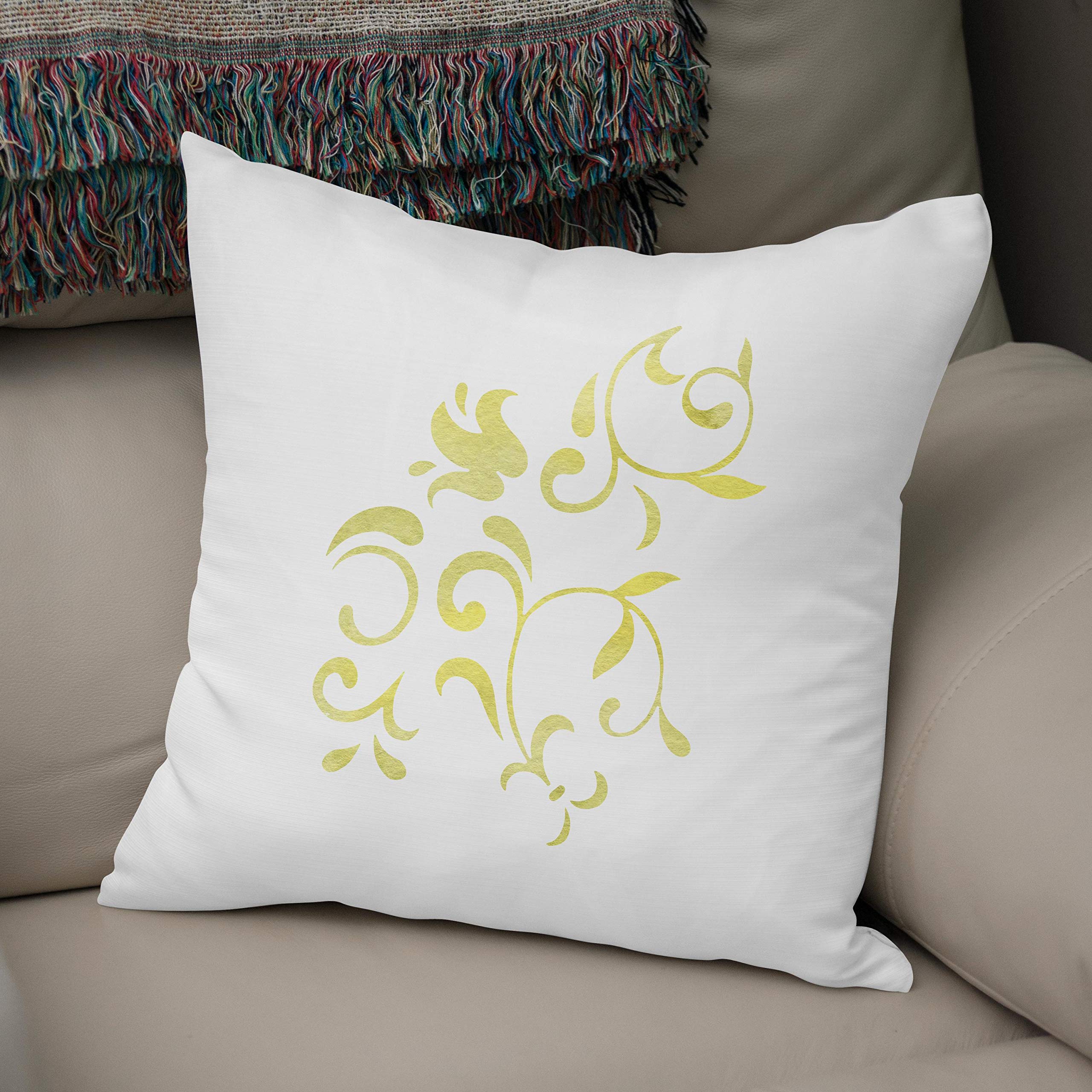 Bonamaison, Decorative Cushion Cover - 50% Cotton 50% Polyester - 43x43cm - Designed and Manufactured in Turkey
