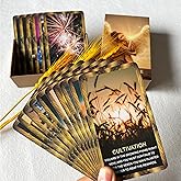 Tzxamsez Career Oracle Cards Deck, Money and Life Oracle Cards, Oracle Decks Help You Achieve Financial Goals As Well As Life Goals and Career Ambitions.