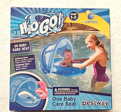 baby pool float with cover