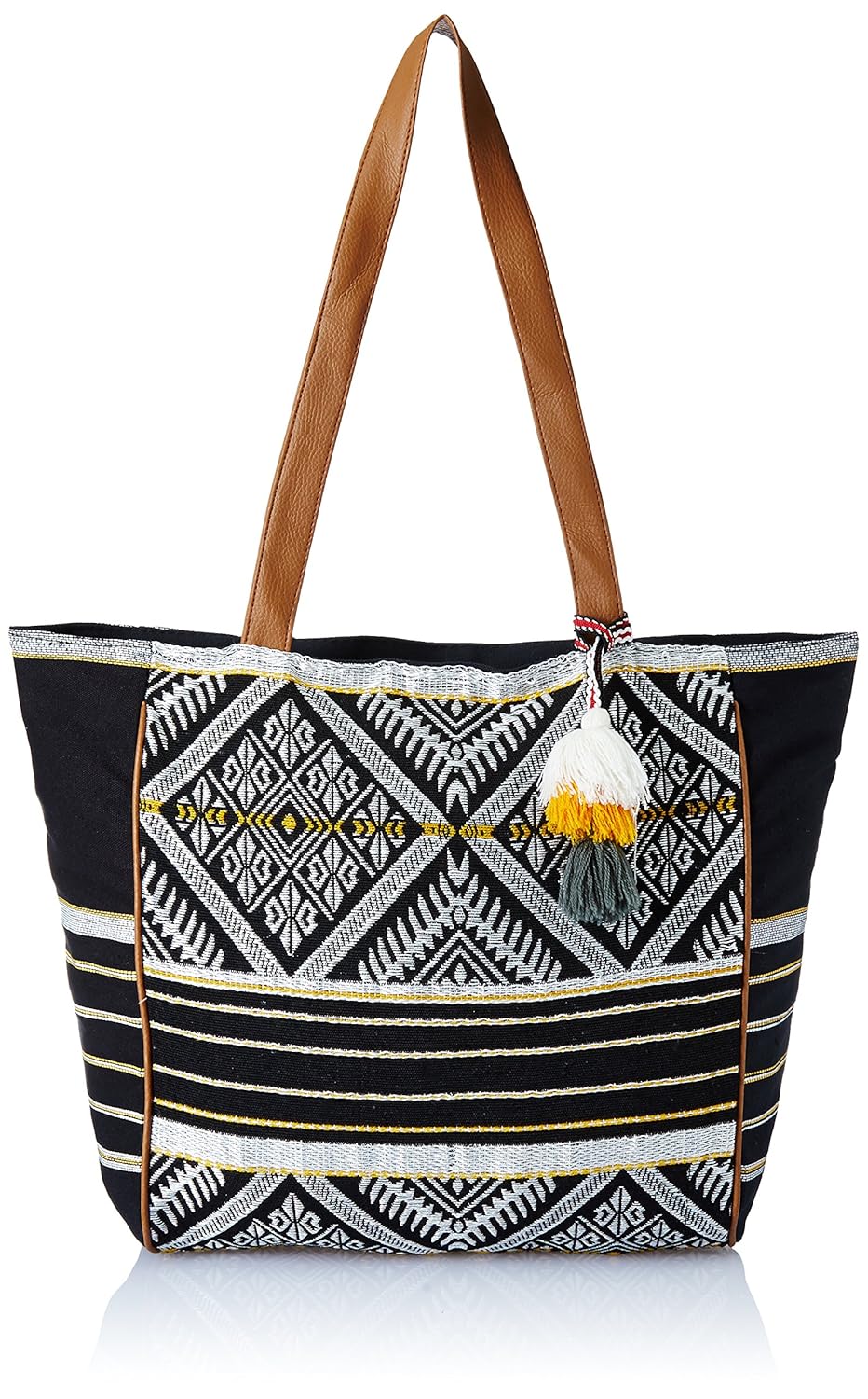 kanvas katha women's tote bag (multicolor) ()