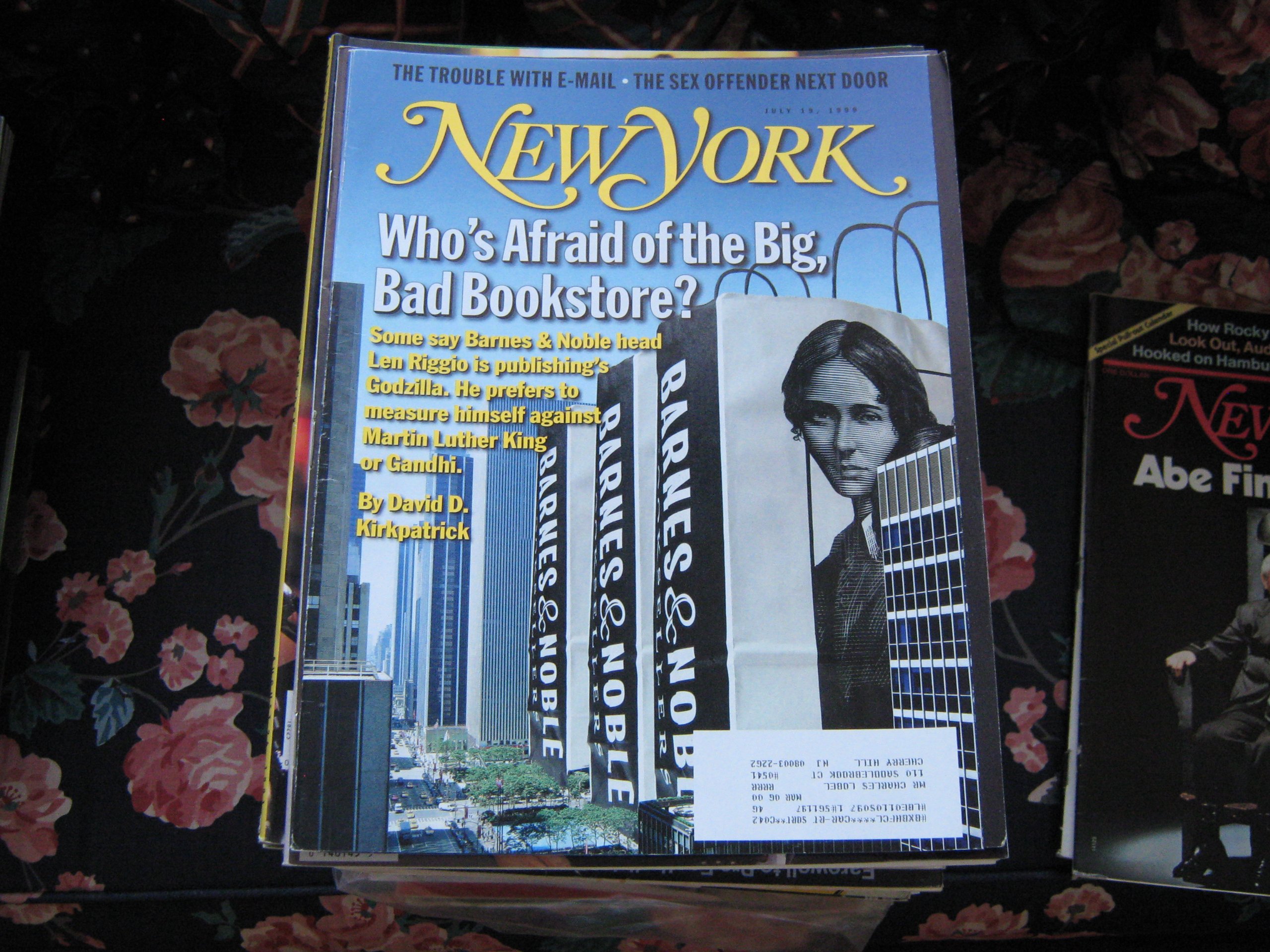 New York Magazine Leonard Riggio Barnes Noble Who S Afraid