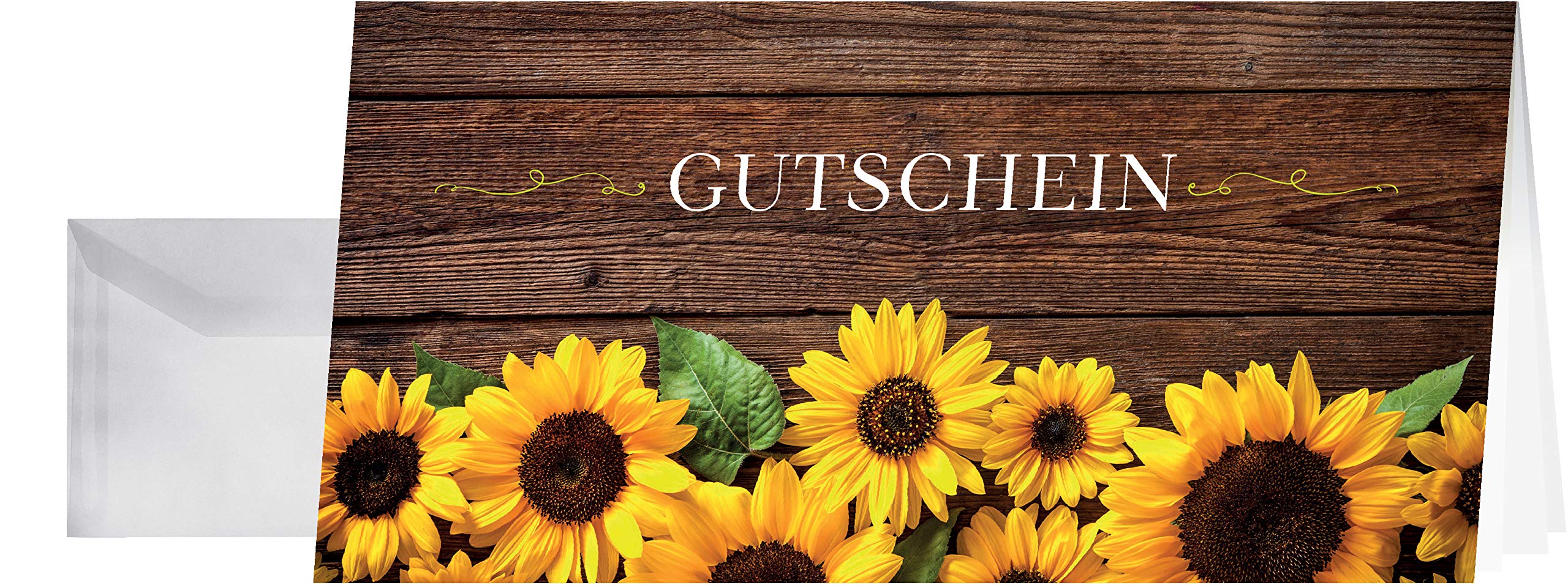 Sigel DC154 Samba Voucher Cards with Text Inside DIN Long Pack of 25 Other Designs Sunfield