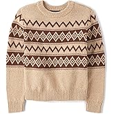 The Children's Place Boys Long Sleeve Crew Neck Pullover Sweater