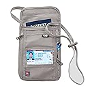 Lewis N. Clark RFID-Blocking Neck Stash Anti-Theft Hidden Wallet, Taupe, One Size