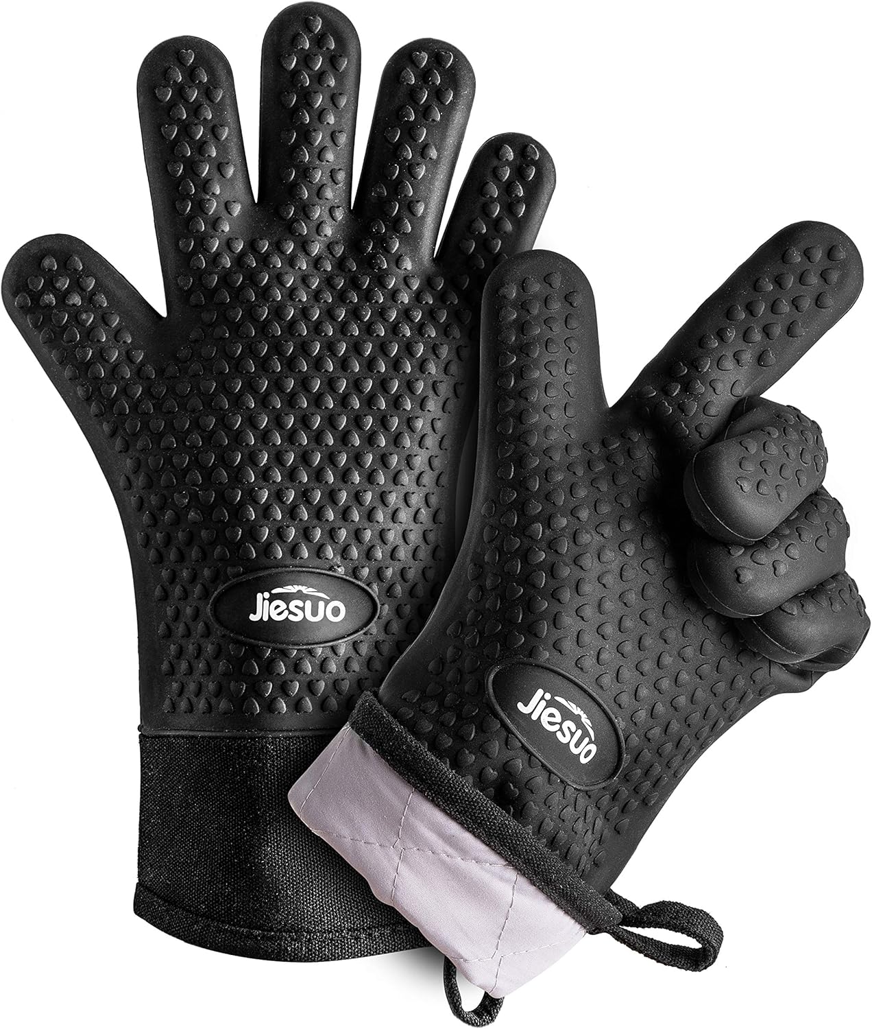 TOP QUALITY Silicone BBQ Gloves Mitts Heat Resistant For Cooking