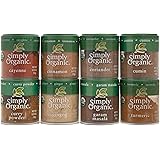 Indian Spices Set From Simply Organic with 8 Spices