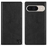  for Pixel 10/10 Pro Wallet Case Strong Magnetic 6.3 inch,Black | PU Leather,RFID Blocking,Credit Card Holder, Kickstand,Shockproof TPU Shell,For women and men, Flip Phone Case Cover