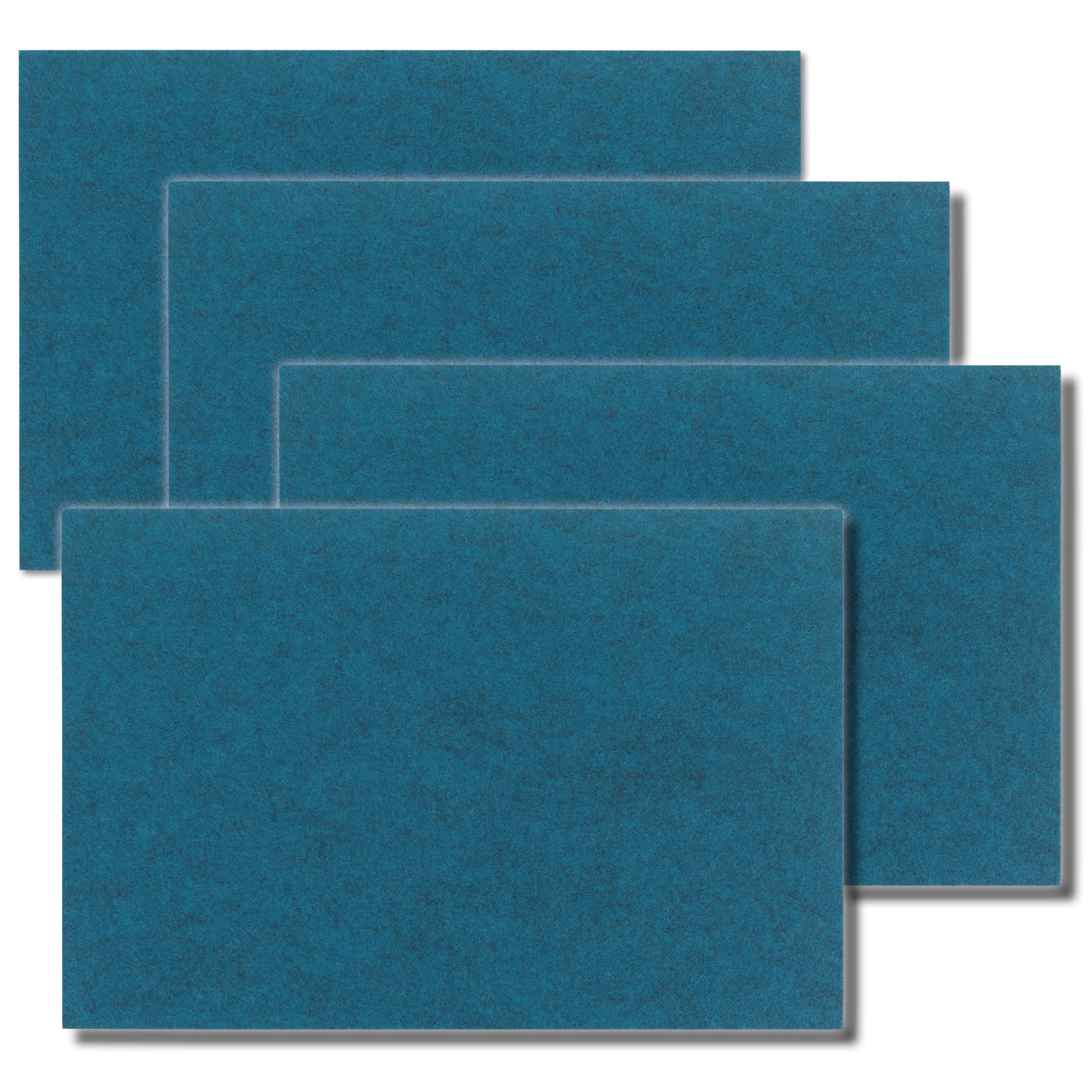 kela Alia 390194 Table Mats Felt Petrol Blue