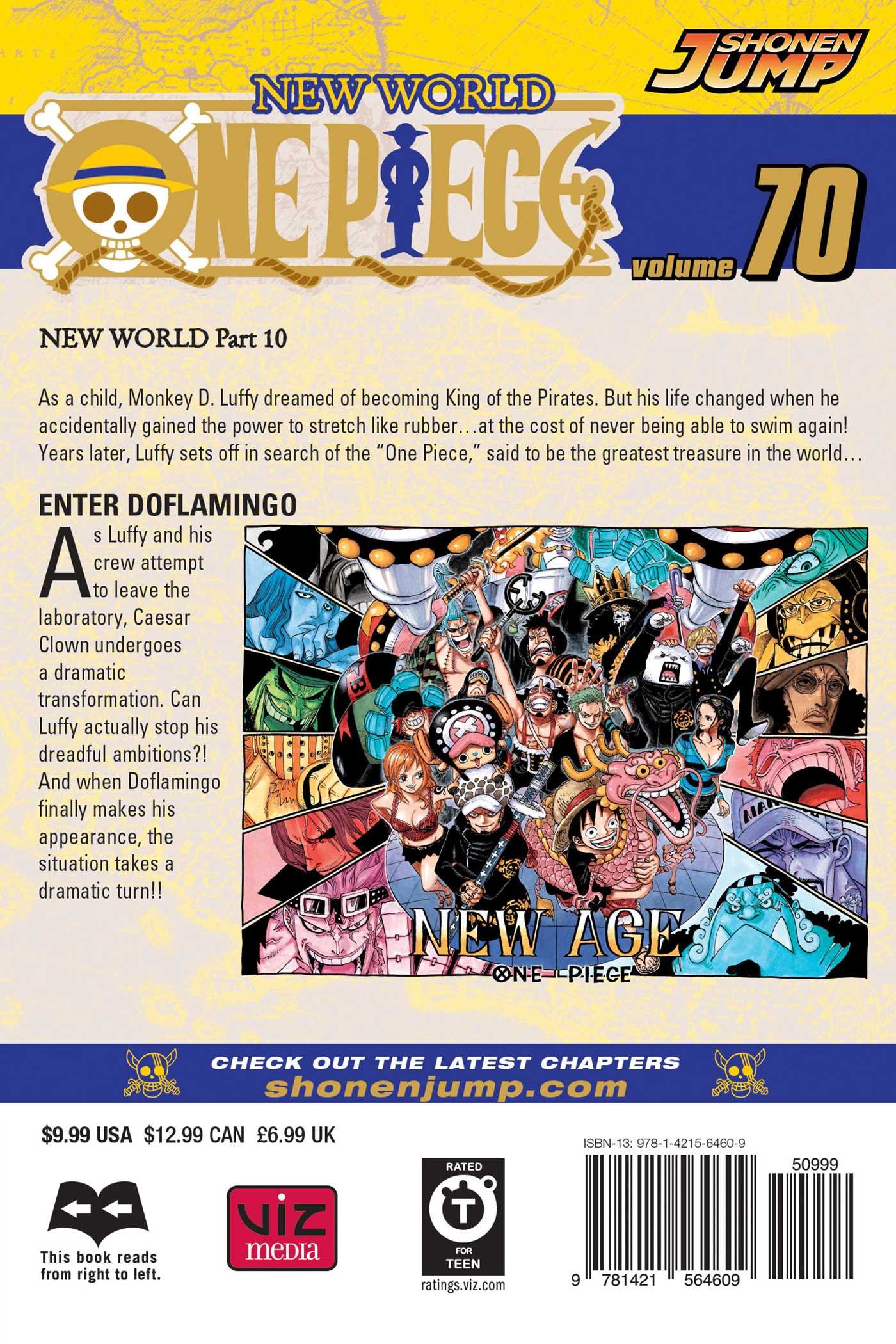 One Piece Volume 70 Enter Doflamingo Amazon Co Uk Eiichiro Oda Books