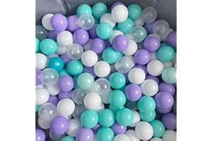 BBRUN Purple Ball Pit Balls 170 Count Ocean Play Balls for Babies Ball Pits & Playpen,Soft Plastic Pool Balls for Birthday Parties Decorations - Playground Toys Tents Balls Indoor & Outdoor 2.2"