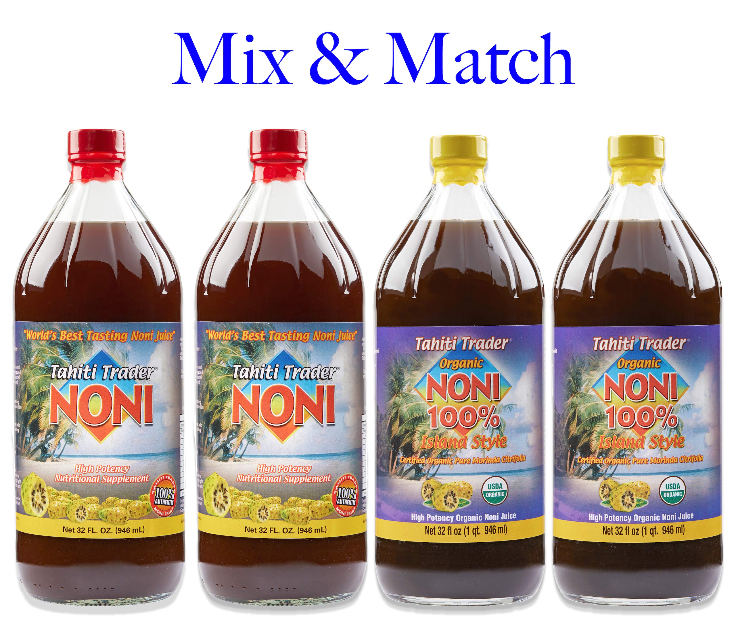 TAHITI TRADER Mix & Match Original HighPotency Noni & 100 Noni