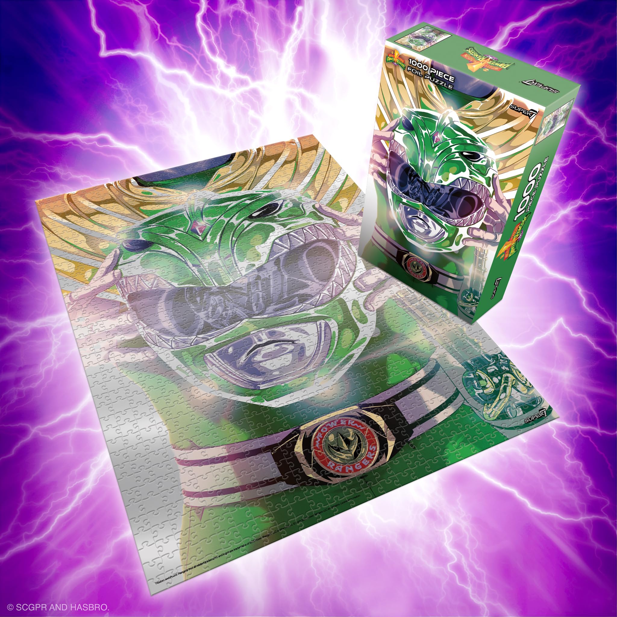 Power Ranger 25 Puzzle Mua Super7 Mighty Morphin Power Rangers Green Ranger Puzzle - 1,000 ...