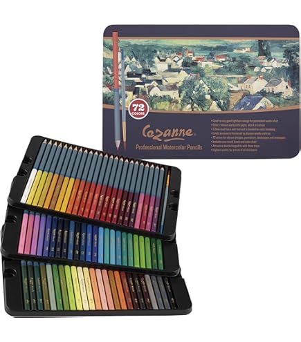 Amazon.com: Cezanne Set of 72 Professional Colored Pencils with