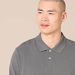 Amazon Essentials Men's Regular-Fit Cotton Pique