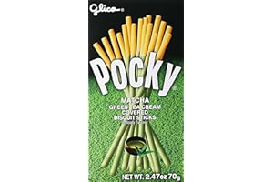 Glico Pocky Biscuit Sticks, Matcha Green Tea Cream, 2.47 Ounce (Pack of 1), (FD05J00297)