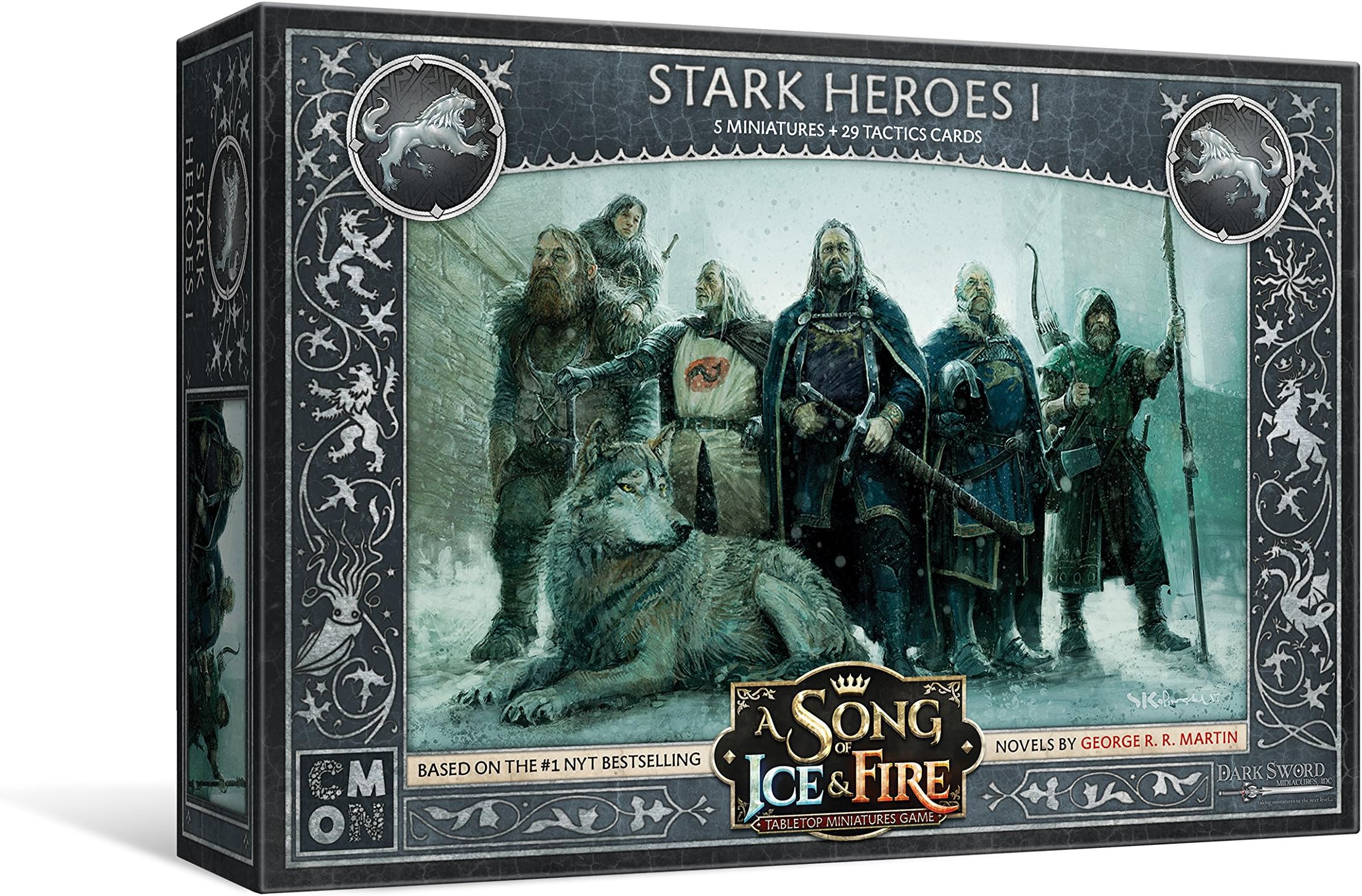 Cool Mini or Not - A Song of Ice and Fire: Stark Heroes Box 1 - Miniature Game
