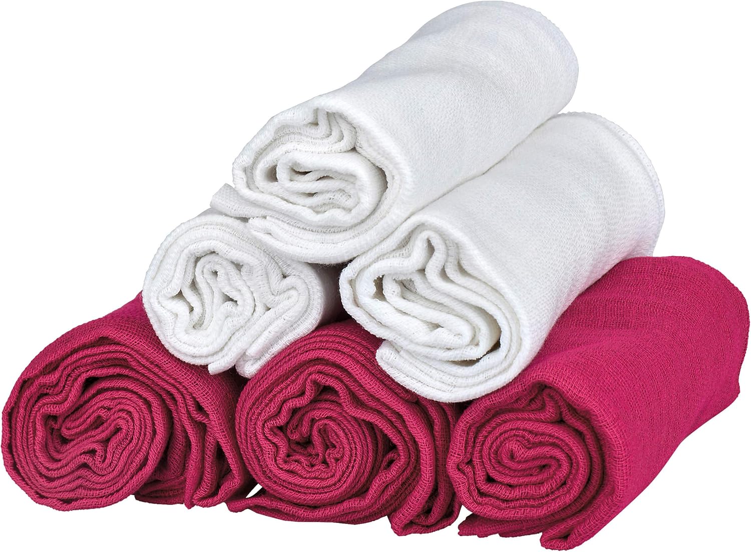 colourful muslin cloths