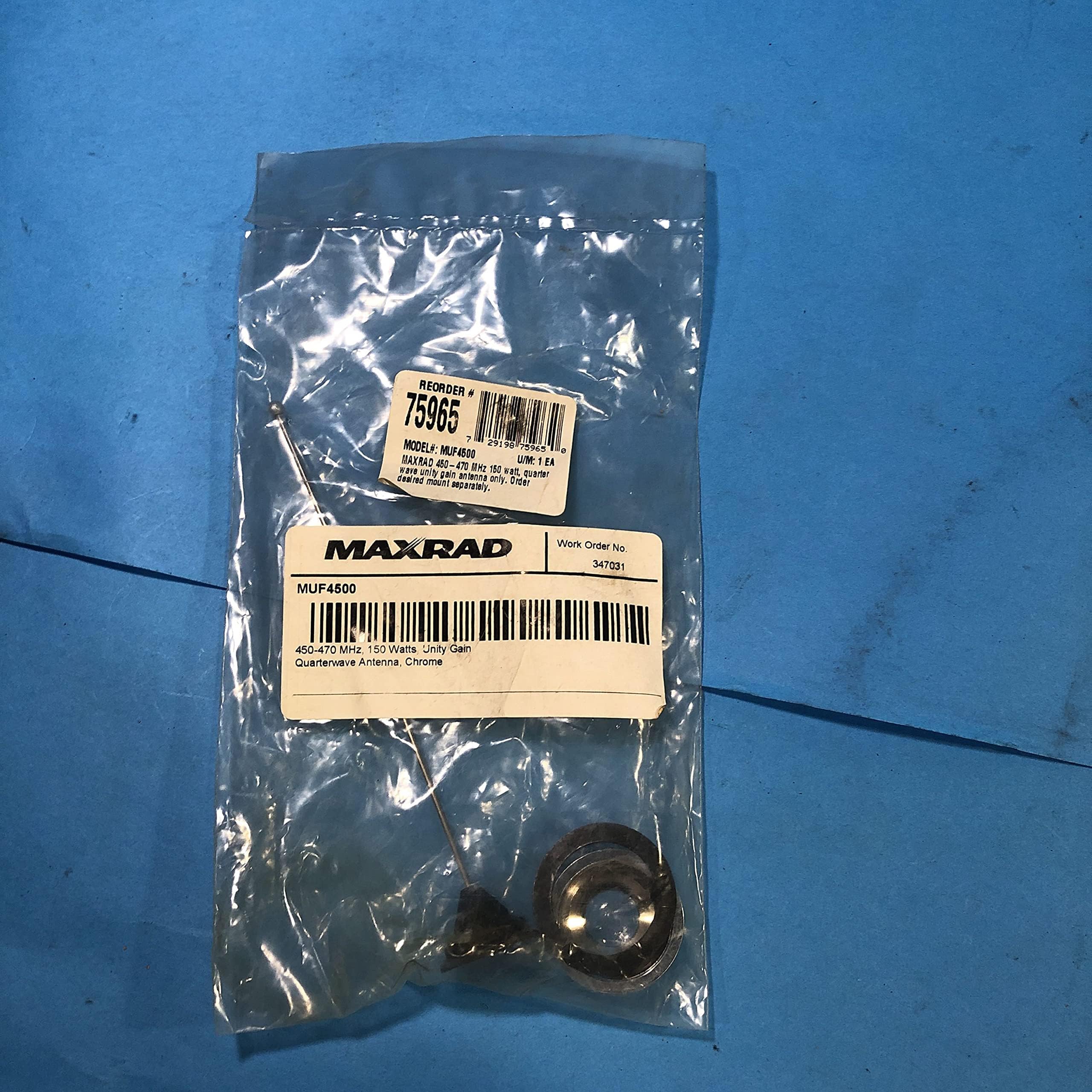 Maxrad MUF4500 Black 450-470 Mhz Uhf Unity Antenna Only