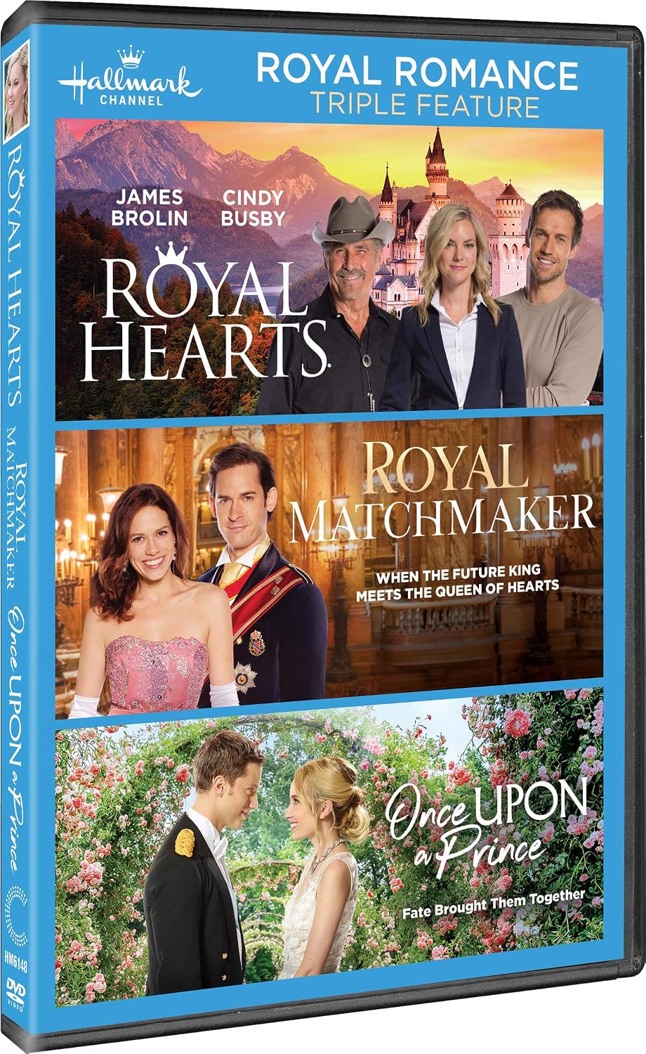 Amazon Com Royal Romance Triple Feature Royal Hearts Royal Matchmaker Once Upon A Prince James Brolin Cindy Busby Andrew Cooper Bethany Joy Lenz Will Kemp Simon Dutton Megan Park Jonathan Keltz