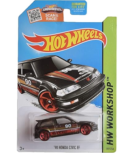 ミニカー Hot Wheels '90 HONDA CIVIC EF TH Hot Wheels '90 Honda Civic EF : Amazon.ca: Toys & Games