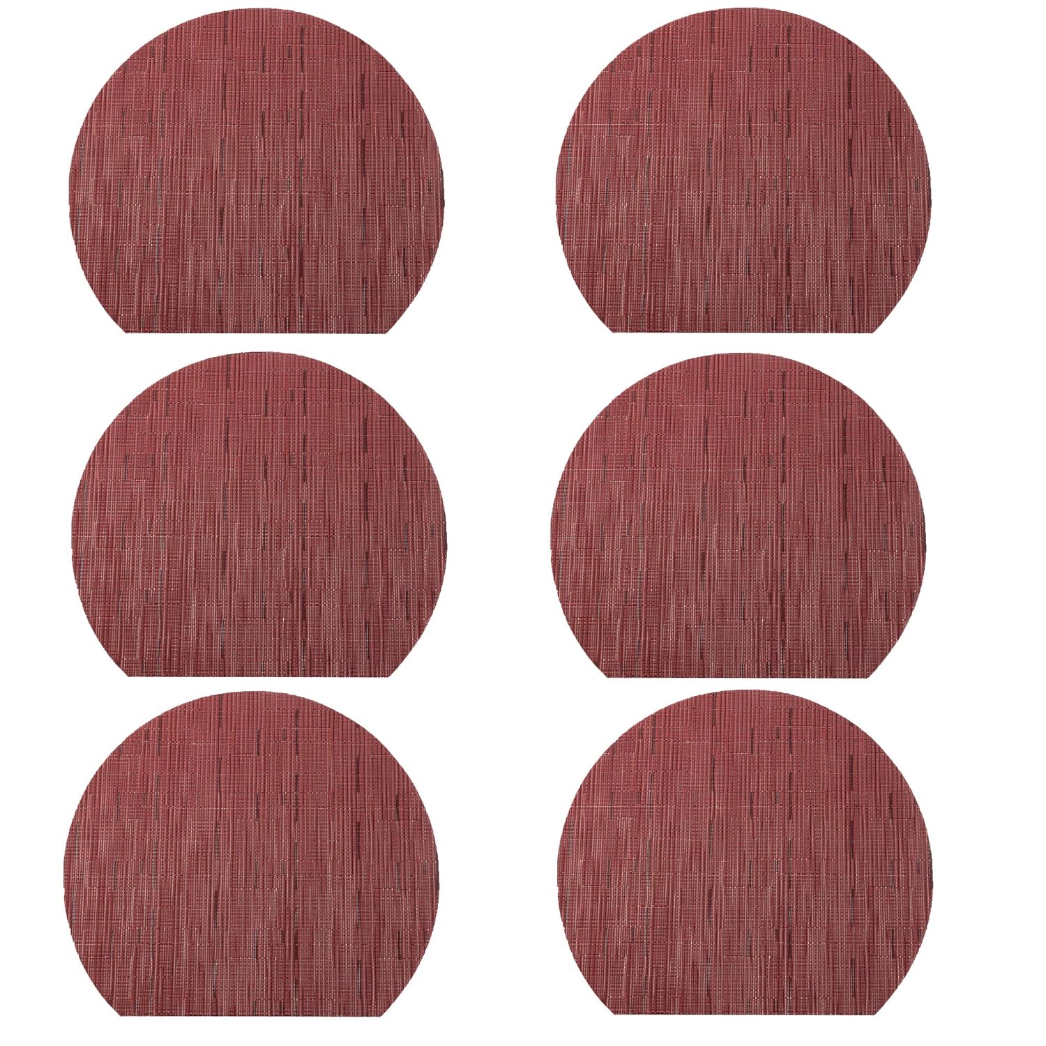 Best Placemats For Dining Table Round Red
