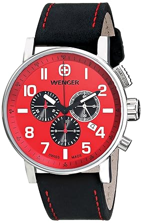 Mens 01.1243.103 Commando Chrono Analog Display Swiss Quartz Black Watch