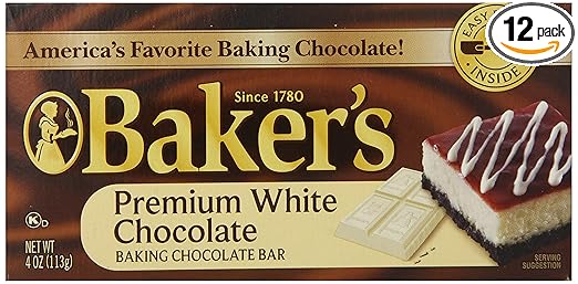 Baker's Premium White Baking Chocolate Bar