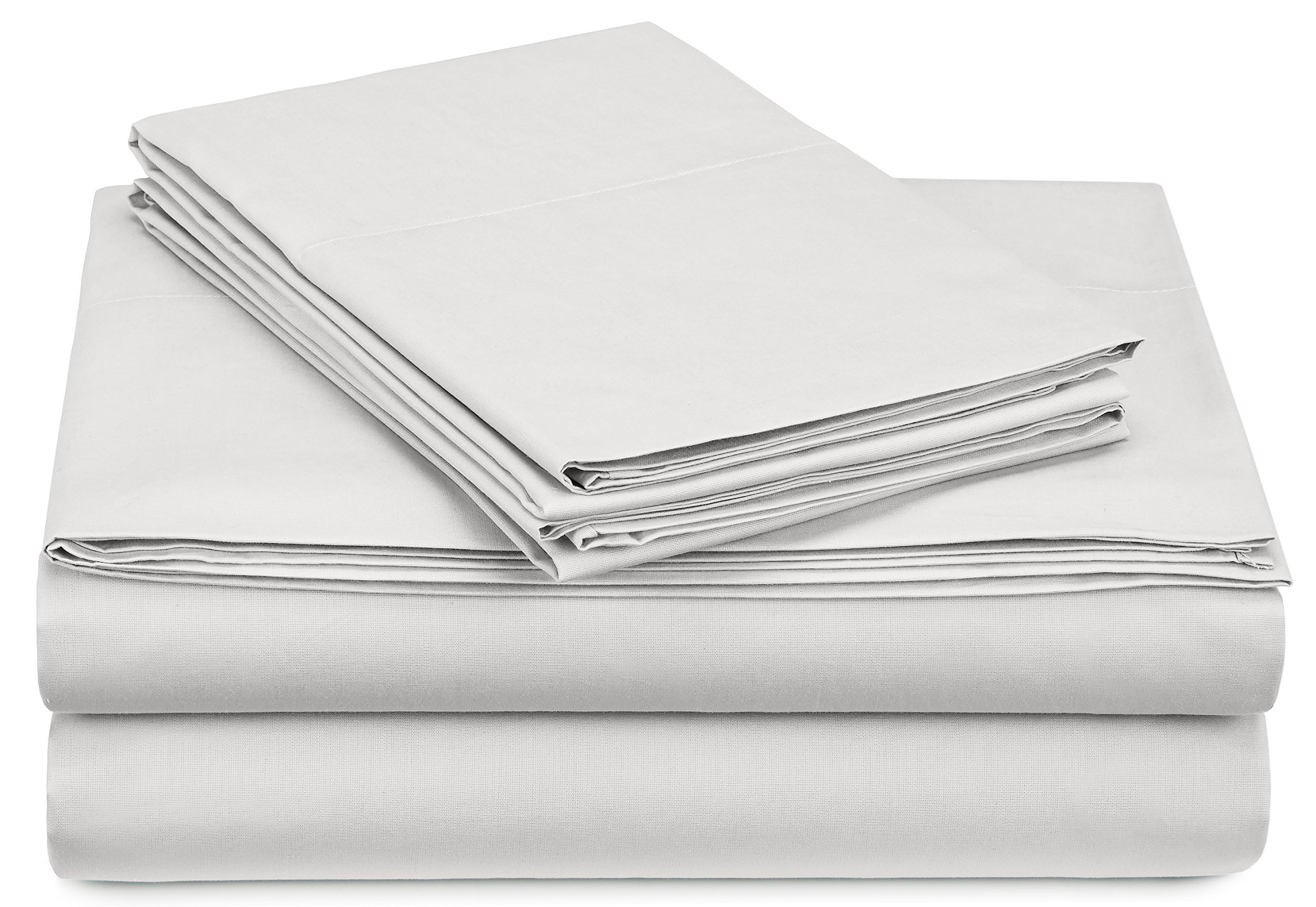 Amazon Brand Pinzon 300 Thread Count Percale Cotton Sheet Set Full