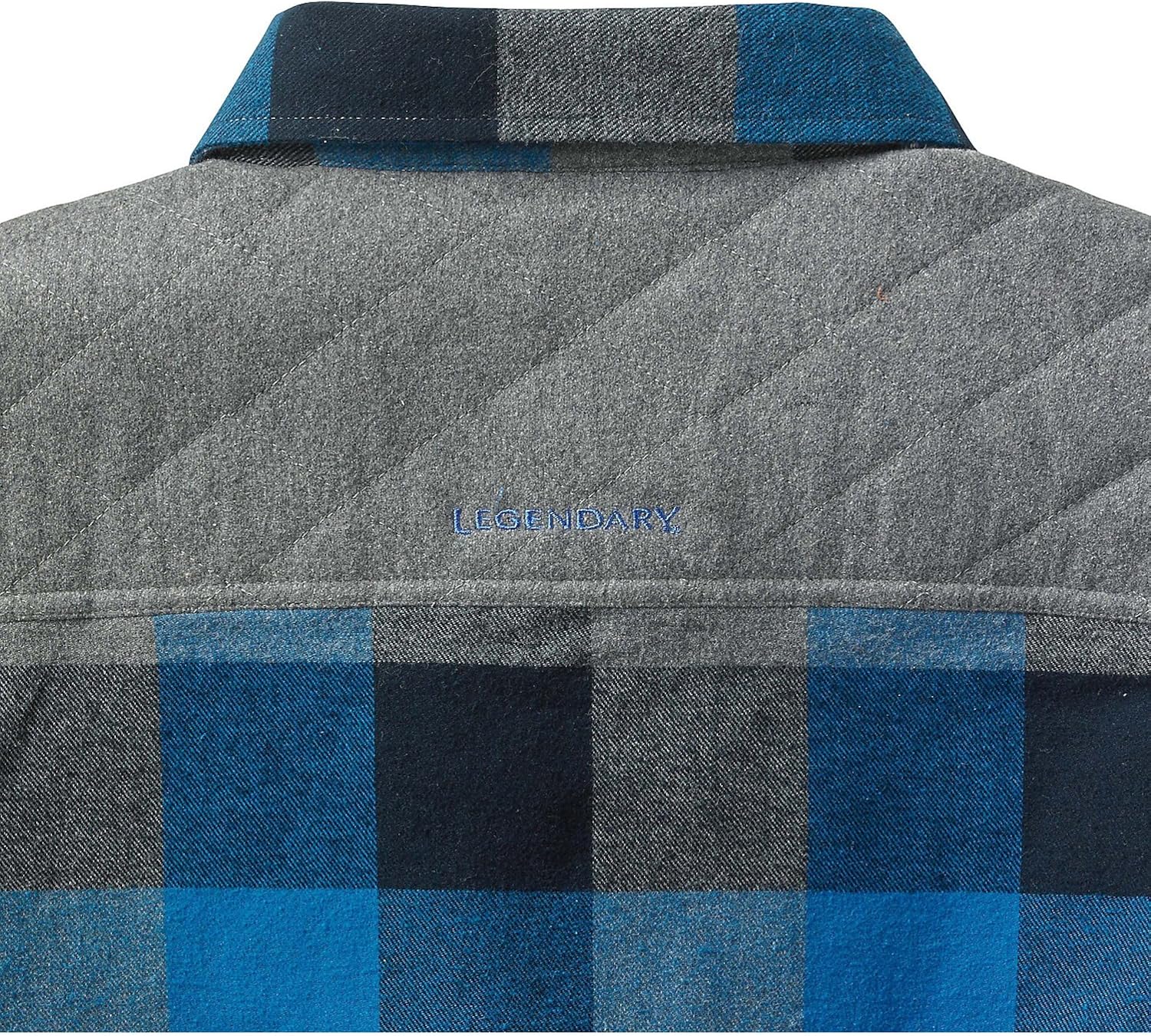 Legendary Whitetails Men's Woodsman Heavyweight Quilted Flannel Shirt Jacket: Clothing