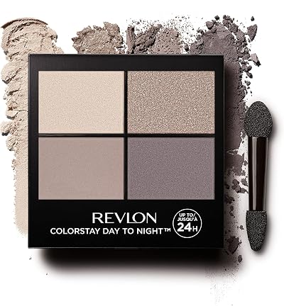 Revlon ColorStay Day to Night 24 Hour Eyeshadow Quad with Dual-Ended Applicator